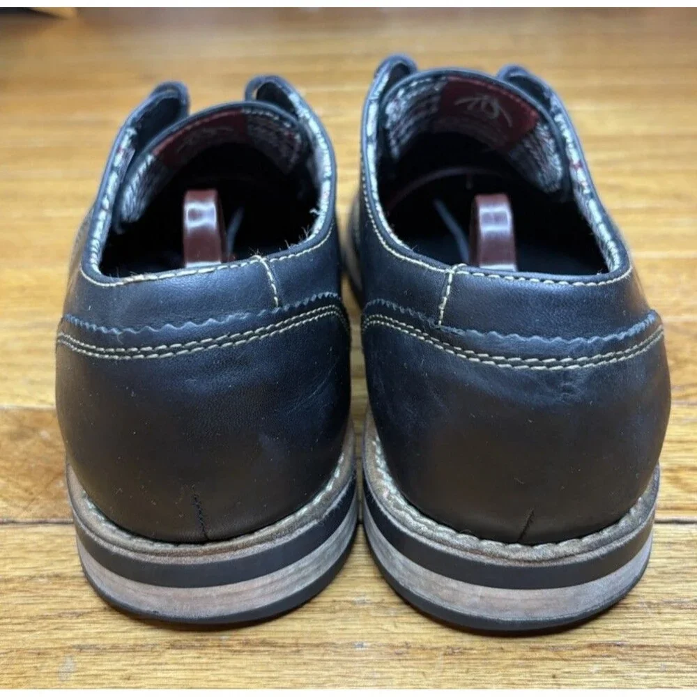 Original Penguin Shoes Mens 10 Black Waylon Lace Up Derby Oxford Munsingwear